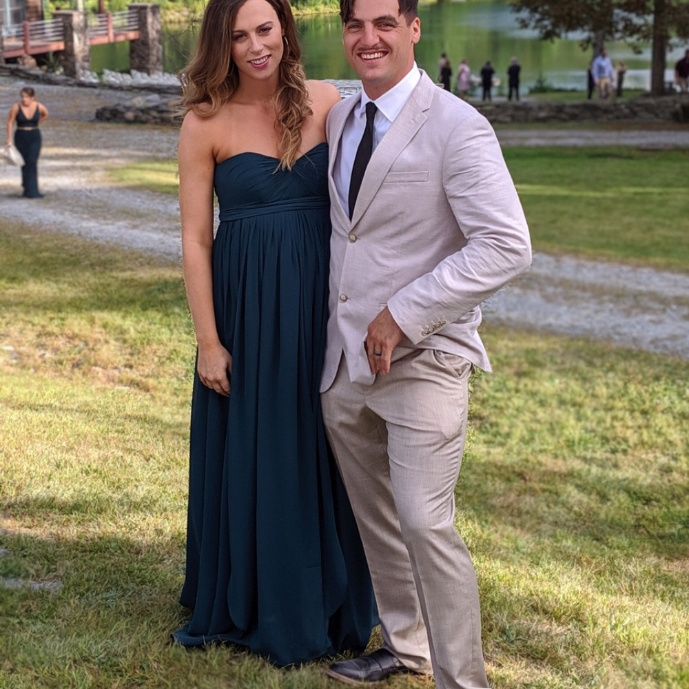 Jenny Yoo Cerise Maternity Dress